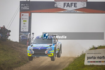 2024-05-12 - 45 DAPRA Roberto, GUGLIELMETTI Luca, Skoda Fabia Evo Rally2, action during the Rally de Portugal 2024, 5th round of the 2024 WRC World Rally Car Championship, from May 9 to 12, 2024 at Matoshinhos, Portugal - AUTO - WRC - RALLY DE PORTUGAL 2024 - RALLY - MOTORS