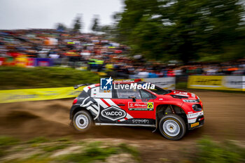 2024-05-12 - 25 Gryazin Nikolay, ALEKSANDROV Konstantin, Citroen C3 Rally2, action during the Rally de Portugal 2024, 5th round of the 2024 WRC World Rally Car Championship, from May 9 to 12, 2024 at Matoshinhos, Portugal - AUTO - WRC - RALLY DE PORTUGAL 2024 - RALLY - MOTORS