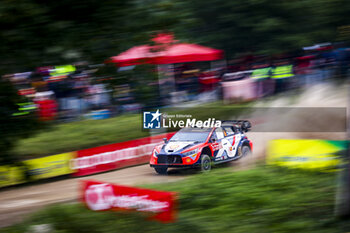 2024-05-12 - 08 TANAK Ott, JARVEOJA Martin, Hyundai I20 Rally1, action during the Rally de Portugal 2024, 5th round of the 2024 WRC World Rally Car Championship, from May 9 to 12, 2024 at Matoshinhos, Portugal - AUTO - WRC - RALLY DE PORTUGAL 2024 - RALLY - MOTORS