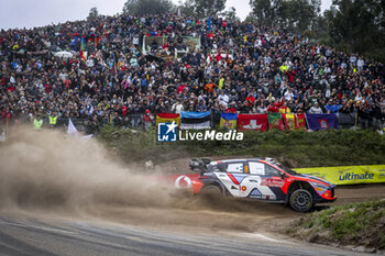 2024-05-12 - 08 TANAK Ott, JARVEOJA Martin, Hyundai I20 Rally1, action during the Rally de Portugal 2024, 5th round of the 2024 WRC World Rally Car Championship, from May 9 to 12, 2024 at Matoshinhos, Portugal - AUTO - WRC - RALLY DE PORTUGAL 2024 - RALLY - MOTORS