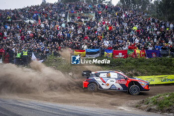 2024-05-12 - 11 NEUVILLE Thierry, WYDAEGHE Martijn, Hyundai I20 Rally1, action during the Rally de Portugal 2024, 5th round of the 2024 WRC World Rally Car Championship, from May 9 to 12, 2024 at Matoshinhos, Portugal - AUTO - WRC - RALLY DE PORTUGAL 2024 - RALLY - MOTORS