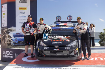 2024-05-12 - OGIER Sebastien, Toyota GR Yaris Rally1, portrait podium, portrait during the Rally de Portugal 2024, 5th round of the 2024 WRC World Rally Car Championship, from May 9 to 12, 2024 at Matoshinhos, Portugal - AUTO - WRC - RALLY DE PORTUGAL 2024 - RALLY - MOTORS