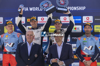 2024-05-12 - OGIER Sebastien, Toyota GR Yaris Rally1, portrait podium, portrait during the Rally de Portugal 2024, 5th round of the 2024 WRC World Rally Car Championship, from May 9 to 12, 2024 at Matoshinhos, Portugal - AUTO - WRC - RALLY DE PORTUGAL 2024 - RALLY - MOTORS