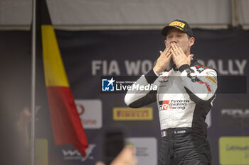 2024-05-12 - OGIER Sebastien, Toyota GR Yaris Rally1, portrait podium, portrait during the Rally de Portugal 2024, 5th round of the 2024 WRC World Rally Car Championship, from May 9 to 12, 2024 at Matoshinhos, Portugal - AUTO - WRC - RALLY DE PORTUGAL 2024 - RALLY - MOTORS