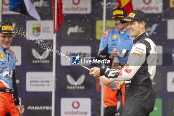 2024-05-12 - OGIER Sebastien, Toyota GR Yaris Rally1, portrait podium, portrait during the Rally de Portugal 2024, 5th round of the 2024 WRC World Rally Car Championship, from May 9 to 12, 2024 at Matoshinhos, Portugal - AUTO - WRC - RALLY DE PORTUGAL 2024 - RALLY - MOTORS