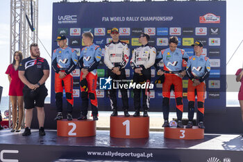 2024-05-12 - OGIER Sebastien, Toyota GR Yaris Rally1, portrait podium, portrait during the Rally de Portugal 2024, 5th round of the 2024 WRC World Rally Car Championship, from May 9 to 12, 2024 at Matoshinhos, Portugal - AUTO - WRC - RALLY DE PORTUGAL 2024 - RALLY - MOTORS