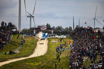 2024-05-12 - 28 SOLANS Jan, SANJUAN Rodrigo, Toyota Yaris Rally2, action during the Rally de Portugal 2024, 5th round of the 2024 WRC World Rally Car Championship, from May 9 to 12, 2024 at Matoshinhos, Portugal - AUTO - WRC - RALLY DE PORTUGAL 2024 - RALLY - MOTORS