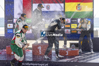 2024-05-12 - DOMINGUEZ Diego, Ford Fiesta Rally3, portrait podium, portrait during the Rally de Portugal 2024, 5th round of the 2024 WRC World Rally Car Championship, from May 9 to 12, 2024 at Matoshinhos, Portugal - AUTO - WRC - RALLY DE PORTUGAL 2024 - RALLY - MOTORS