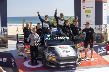 2024-05-12 - DOMINGUEZ Diego, Ford Fiesta Rally3, portrait podium, portrait during the Rally de Portugal 2024, 5th round of the 2024 WRC World Rally Car Championship, from May 9 to 12, 2024 at Matoshinhos, Portugal - AUTO - WRC - RALLY DE PORTUGAL 2024 - RALLY - MOTORS