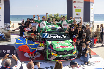 2024-05-12 - CHATILLON Matteo, Renault Clio Rally3, portrait podium, portrait during the Rally de Portugal 2024, 5th round of the 2024 WRC World Rally Car Championship, from May 9 to 12, 2024 at Matoshinhos, Portugal - AUTO - WRC - RALLY DE PORTUGAL 2024 - RALLY - MOTORS