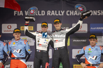 2024-05-12 - OGIER Sebastien, Toyota GR Yaris Rally1, portrait LANDAIS Vincent, Toyota GR Yaris Rally1, portrait podium, portrait during the Rally de Portugal 2024, 5th round of the 2024 WRC World Rally Car Championship, from May 9 to 12, 2024 at Matoshinhos, Portugal - AUTO - WRC - RALLY DE PORTUGAL 2024 - RALLY - MOTORS