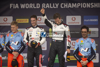 2024-05-12 - OGIER Sebastien, Toyota GR Yaris Rally1, portrait podium, portrait during the Rally de Portugal 2024, 5th round of the 2024 WRC World Rally Car Championship, from May 9 to 12, 2024 at Matoshinhos, Portugal - AUTO - WRC - RALLY DE PORTUGAL 2024 - RALLY - MOTORS