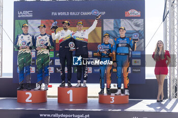 2024-05-12 - SOLANS Jan, Toyota Yaris Rally2, portrait podium, portrait during the Rally de Portugal 2024, 5th round of the 2024 WRC World Rally Car Championship, from May 9 to 12, 2024 at Matoshinhos, Portugal - AUTO - WRC - RALLY DE PORTUGAL 2024 - RALLY - MOTORS