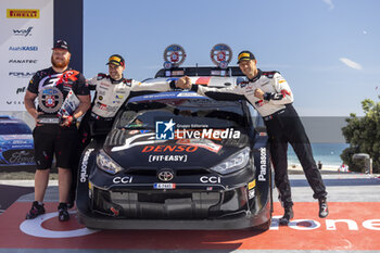 2024-05-12 - OGIER Sebastien, Toyota GR Yaris Rally1, portrait podium, portrait during the Rally de Portugal 2024, 5th round of the 2024 WRC World Rally Car Championship, from May 9 to 12, 2024 at Matoshinhos, Portugal - AUTO - WRC - RALLY DE PORTUGAL 2024 - RALLY - MOTORS