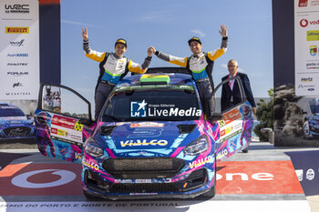 2024-05-12 - BULACIA Bruno, Ford Fiesta Rally3, portrait podium, portrait during the Rally de Portugal 2024, 5th round of the 2024 WRC World Rally Car Championship, from May 9 to 12, 2024 at Matoshinhos, Portugal - AUTO - WRC - RALLY DE PORTUGAL 2024 - RALLY - MOTORS