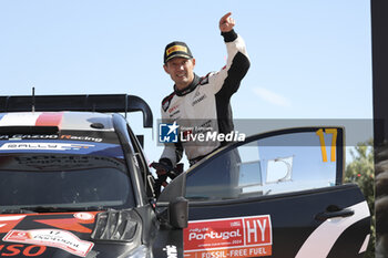 2024-05-12 - OGIER Sebastien, Toyota GR Yaris Rally1, portrait podium, portrait Matosinhos during the Rally de Portugal 2024, 5th round of the 2024 WRC World Rally Car Championship, from May 9 to 12, 2024 at Matoshinhos, Portugal - AUTO - WRC - RALLY DE PORTUGAL 2024 - RALLY - MOTORS