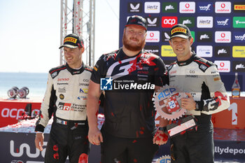 2024-05-12 - 17 OGIER Sebastien, LANDAIS Vincent, Toyota GR Yaris Rally1, podium, portrait Matosinhos during the Rally de Portugal 2024, 5th round of the 2024 WRC World Rally Car Championship, from May 9 to 12, 2024 at Matoshinhos, Portugal - AUTO - WRC - RALLY DE PORTUGAL 2024 - RALLY - MOTORS