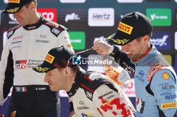 2024-05-12 - WYDAEGHE Martijn, Hyundai I20 Rally1, portrait, LANDAIS Vincent, Toyota GR Yaris Rally1, portrait podium, portrait Matosinhos during the Rally de Portugal 2024, 5th round of the 2024 WRC World Rally Car Championship, from May 9 to 12, 2024 at Matoshinhos, Portugal - AUTO - WRC - RALLY DE PORTUGAL 2024 - RALLY - MOTORS