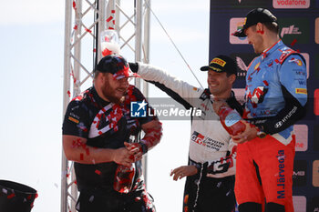 2024-05-12 - OGIER Sebastien, Toyota GR Yaris Rally1, portrait podium, portrait Matosinhos during the Rally de Portugal 2024, 5th round of the 2024 WRC World Rally Car Championship, from May 9 to 12, 2024 at Matoshinhos, Portugal - AUTO - WRC - RALLY DE PORTUGAL 2024 - RALLY - MOTORS