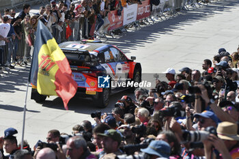 2024-05-12 - 11 NEUVILLE Thierry, WYDAEGHE Martijn, Hyundai I20 Rally1, podium, portrait Matosinhos during the Rally de Portugal 2024, 5th round of the 2024 WRC World Rally Car Championship, from May 9 to 12, 2024 at Matoshinhos, Portugal - AUTO - WRC - RALLY DE PORTUGAL 2024 - RALLY - MOTORS