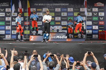 2024-05-12 - OGIER Sebastien, Toyota GR Yaris Rally1, portrait podium, portrait powerstage during the Rally de Portugal 2024, 5th round of the 2024 WRC World Rally Car Championship, from May 9 to 12, 2024 at Matoshinhos, Portugal - AUTO - WRC - RALLY DE PORTUGAL 2024 - RALLY - MOTORS