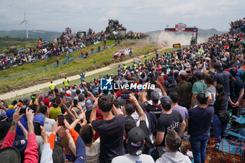 2024-05-12 - 08 TANAK Ott, JARVEOJA Martin, Hyundai I20 Rally1, action during the Rally de Portugal 2024, 5th round of the 2024 WRC World Rally Car Championship, from May 9 to 12, 2024 at Matoshinhos, Portugal - AUTO - WRC - RALLY DE PORTUGAL 2024 - RALLY - MOTORS