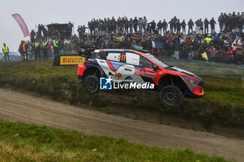 2024-05-12 - 11 NEUVILLE Thierry, WYDAEGHE Martijn, Hyundai I20 Rally1, action during the Rally de Portugal 2024, 5th round of the 2024 WRC World Rally Car Championship, from May 9 to 12, 2024 at Matoshinhos, Portugal - AUTO - WRC - RALLY DE PORTUGAL 2024 - RALLY - MOTORS