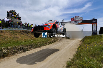 2024-05-12 - 08 TANAK Ott, JARVEOJA Martin, Hyundai I20 Rally1, action during the Rally de Portugal 2024, 5th round of the 2024 WRC World Rally Car Championship, from May 9 to 12, 2024 at Matoshinhos, Portugal - AUTO - WRC - RALLY DE PORTUGAL 2024 - RALLY - MOTORS