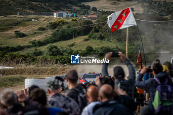 2024-05-31 - The driver Thierry NEUVILLE and is co-driver Martijn WYDAEGHE, Hyundai i20N Rally1 in action during shakedown of WRC Rally Italia Sardegna 2024 - WRC - RALLY D'ITALIA SARDEGNA - RALLY - MOTORS