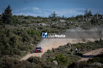 2024-06-01 - The driver Ott TANAK and is co-driver Martin JARVEOJA on Hyundai i20N Rally1 in action during Day 2 of Rally Italia Sardegna 2024 - WRC - RALLY D'ITALIA SARDEGNA - RALLY - MOTORS