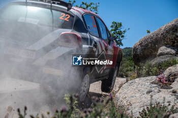 2024-06-01 - The driver Nikolay GRYAZIN and is co-driver Konstantin ALEKSANDROV on Citroen C3 in action during Day 2 of Rally Italia Sardegna 2024 - WRC - RALLY D'ITALIA SARDEGNA - RALLY - MOTORS