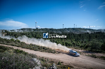 2024-06-01 - The driver Gregoire MUNSTER and is co-driver Louis LOUKA on Ford Puma Rally1 in action during Day 2 of Rally Italia Sardegna 2024 - WRC - RALLY D'ITALIA SARDEGNA - RALLY - MOTORS