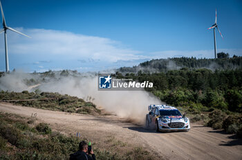 2024-06-01 - The driver Adrien FOURMAUX and is co-driver Alexandre CORIA on Ford Puma Rally1 in action during Day 2 of Rally Italia Sardegna 2024 - WRC - RALLY D'ITALIA SARDEGNA - RALLY - MOTORS