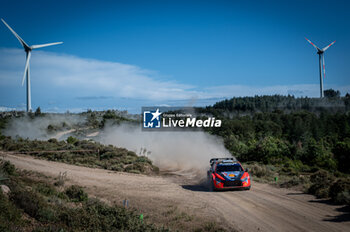 2024-06-01 - The driver Ott TANAK and is co-driver Martin JARVEOJA on Hyundai i20N Rally1, in action during Day 2 of Rally Italia Sardegna 2024 - WRC - RALLY D'ITALIA SARDEGNA - RALLY - MOTORS