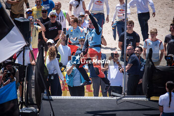 2024-06-02 - Ott TANAK celebrating the victory at Rally Italia Sardegna 2024 - WRC - RALLY D'ITALIA SARDEGNA - RALLY - MOTORS