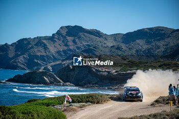 2024-06-02 - The driver Sebastien OGIER and is co-driver Vincent LANDAIS on Toyota GR Yaris Rally1, - WRC - RALLY D'ITALIA SARDEGNA - RALLY - MOTORS