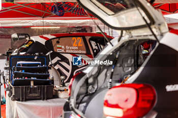 2024-05-30 - 22 GRYAZIN Nikolay, ALEKSANDROV Konstantin, Citroen C3 Rally2, ambiance during the Rally Italia Sardegna 2024, 6th round of the 2024 WRC World Rally Car Championship, from May 30 to June 2, 2024 at Alghero, Sardegna - AUTO - WRC - RALLY ITALIA SARDEGNA 2024 - RALLY - MOTORS