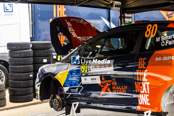 2024-05-30 - 80 SMART Max, FAIR Cameron, Fiesta Rally3, ambiance during the Rally Italia Sardegna 2024, 6th round of the 2024 WRC World Rally Car Championship, from May 30 to June 2, 2024 at Alghero, Sardegna - AUTO - WRC - RALLY ITALIA SARDEGNA 2024 - RALLY - MOTORS