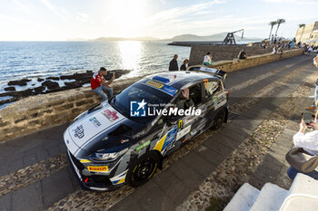 2024-05-30 - 77 DOMINGUEZ Diego, PEÑATE Rogelio, Ford Fiesta Rally3, action during the Rally Italia Sardegna 2024, 6th round of the 2024 WRC World Rally Car Championship, from May 30 to June 2, 2024 at Alghero, Sardegna - AUTO - WRC - RALLY ITALIA SARDEGNA 2024 - RALLY - MOTORS