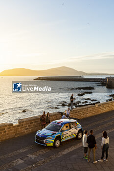 2024-05-30 - 34 DAPRA Roberto, GUGLIELMETTI Luca, Skoda Fabia Evo Rally2, action during the Rally Italia Sardegna 2024, 6th round of the 2024 WRC World Rally Car Championship, from May 30 to June 2, 2024 at Alghero, Sardegna - AUTO - WRC - RALLY ITALIA SARDEGNA 2024 - RALLY - MOTORS