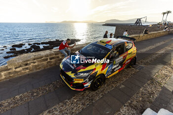 2024-05-30 - 76 RENSONNET Tom, DUMONT Loïc, Ford Fiesta Rally3, action during the Rally Italia Sardegna 2024, 6th round of the 2024 WRC World Rally Car Championship, from May 30 to June 2, 2024 at Alghero, Sardegna - AUTO - WRC - RALLY ITALIA SARDEGNA 2024 - RALLY - MOTORS