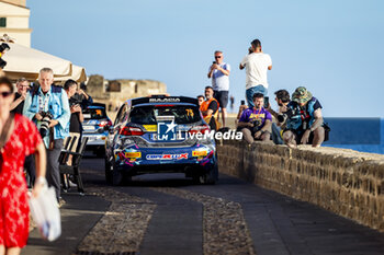 2024-05-30 - 75 BULACIA Bruno, MORALES Gabriel, Ford Fiesta Rally3, action during the Rally Italia Sardegna 2024, 6th round of the 2024 WRC World Rally Car Championship, from May 30 to June 2, 2024 at Alghero, Sardegna - AUTO - WRC - RALLY ITALIA SARDEGNA 2024 - RALLY - MOTORS