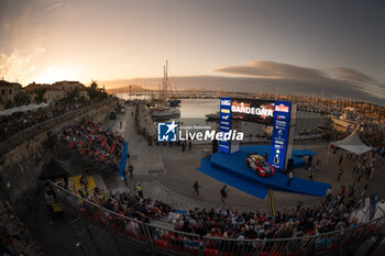 2024-05-30 - The Driver Thierry Neuville And Co-Driver Martijn Wydaeghe Of The Team Hyundai Shell Mobis World Rally Team,Hyundai I20 N Rally1 Hybrid ,Ceremonial Start In Alghero During Fia World Rally Championship Wrc Rally Italia Sardegna 2024 30 May , Alghero Italy - FIA WORLD RALLY CHAMPIONSHIP WRC RALLY ITALIA SARDEGNA 2024  - RALLY - MOTORS