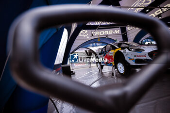 2024-05-30 - The Driver Adrien Fourmaux And Co-Driver Alexandre Coria Of The Team M-Sport Ford World Rally Team Ford Puma Rally1 Hybrid In Service Park, Fia World Rally Championship Wrc Rally Italia Sardegna 2024 30 May , Alghero Italy - FIA WORLD RALLY CHAMPIONSHIP WRC RALLY ITALIA SARDEGNA 2024  - RALLY - MOTORS