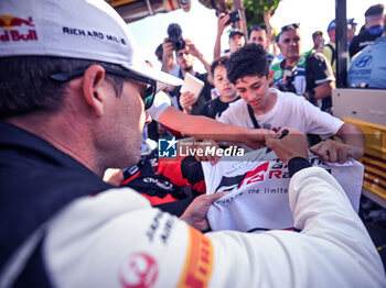 2024-05-30 - The Driver Sebastien Ogier Of The Team Toyota Gazoo Racing Wrt,Toyota Gr Yaris Rally1 Hybrid During SessionIn In Alghero During Fia World Rally Championship Wrc Rally Italia Sardegna 2024 30 May , Alghero Italy - FIA WORLD RALLY CHAMPIONSHIP WRC RALLY ITALIA SARDEGNA 2024  - RALLY - MOTORS