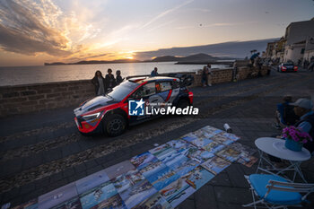 2024-05-30 - The Driver Thierry Neuville And Co-Driver Martijn Wydaeghe Of The Team Hyundai Shell Mobis World Rally Team,Hyundai I20 N Rally1 Hybrid ,Ceremonial Start In Alghero During Fia World Rally Championship Wrc Rally Italia Sardegna 2024 30 May , Alghero Italy - FIA WORLD RALLY CHAMPIONSHIP WRC RALLY ITALIA SARDEGNA 2024  - RALLY - MOTORS