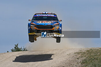 2024-06-01 - Drive Lauri Joona And Janni Hussi Cr Skoda Fabia Rs Rally2,They Face The 2nd, Of The Race, During Fia World Rally Championship Wrc Rally Italia Sardegna 2024 01 June, Alghero Italy - FIA WORLD RALLY CHAMPIONSHIP WRC RALLY ITALIA SARDEGNA 2024  - RALLY - MOTORS