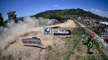 2024-06-01 - The Driver Gregoire Munster And Co-Driver Louis Louka Of The Team M-Sport Ford World Rally Team Ford Puma Rally1 Hybrid,They Face The 2nd, Of The Race, During Fia World Rally Championship Wrc Rally Italia Sardegna 2024 01 June, Alghero Italy - FIA WORLD RALLY CHAMPIONSHIP WRC RALLY ITALIA SARDEGNA 2024  - RALLY - MOTORS