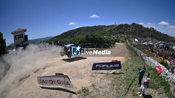 2024-06-01 - The Driver Takamoto Katsuta And Co-DriverAaron Johnston Of Team Toyota Gazoo Racing Wrt, Toyota Gr Yaris Rally1 Hybrid,They Face The 2nd, Of The Race, During Fia World Rally Championship Wrc Rally Italia Sardegna 2024 01 June, Alghero Italy - FIA WORLD RALLY CHAMPIONSHIP WRC RALLY ITALIA SARDEGNA 2024  - RALLY - MOTORS