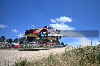 2024-06-01 - The Driver Dani Sordo And Co-Driver Carrera Candido Of The Team Hyundai Shell Mobis World Rally Team,Hyundaii20 N Rally1 Hybrid ,They Face The 2nd, Of The Race, During Fia World Rally Championship Wrc Rally Italia Sardegna 2024 01 June, Alghero Italy - FIA WORLD RALLY CHAMPIONSHIP WRC RALLY ITALIA SARDEGNA 2024  - RALLY - MOTORS